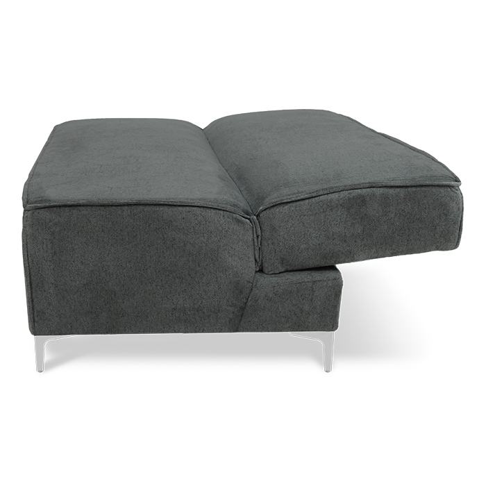 Futon Tela Gris Oxford Wasik | Sofá Cama y Futones | salas